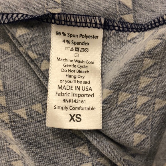 SOLD - LulaRoe Nicole size XS - Picture 4 of 4